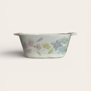 VTG Corning Ware Pastel Bouquet Casserole Dish